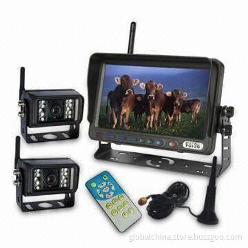 Wireless CCTV Security Camera Systems with Built-in 2.4GHz Transmitter and 11 to 24V DC Power Supply